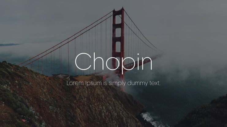 Chopin Font