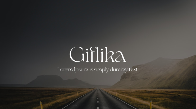 Giflika Font