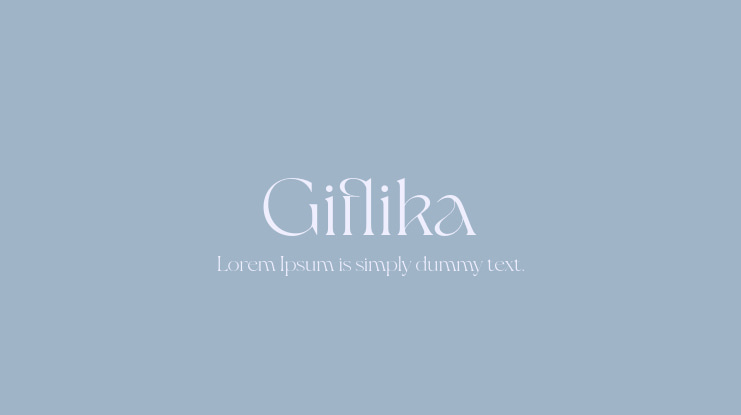 Giflika Font