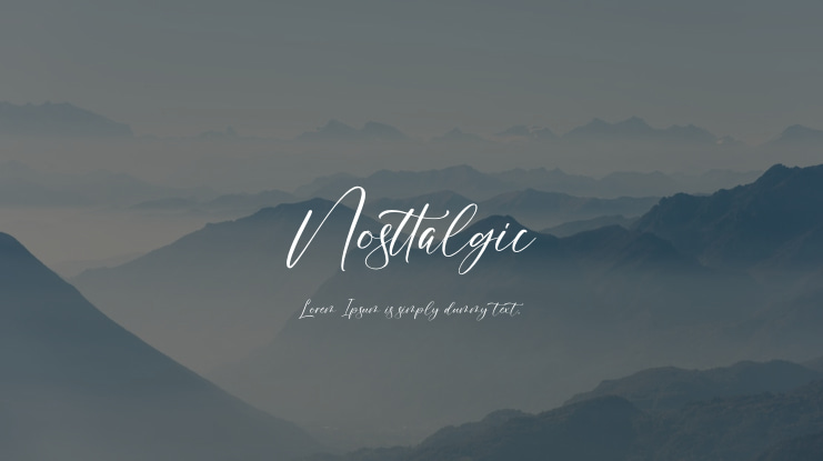 Nosttalgic Font