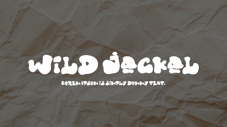 Wild Jackal Font