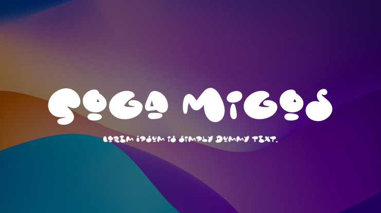 Soga Migos Font