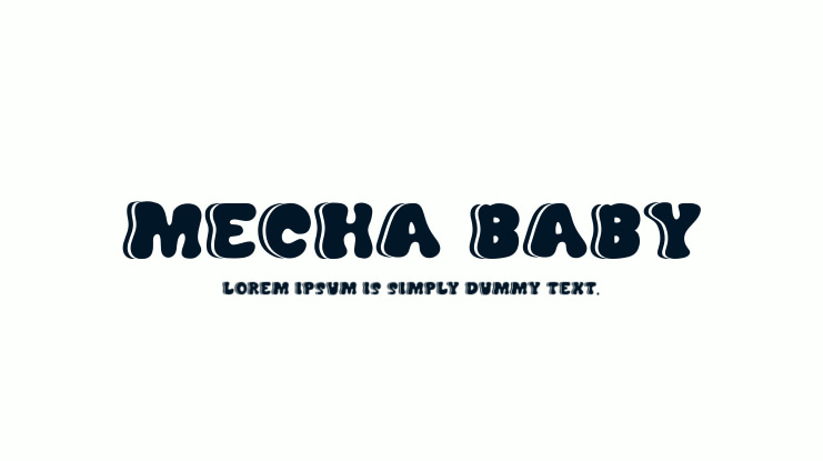 mecha baby Font