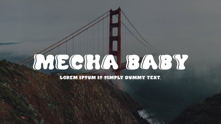 mecha baby Font