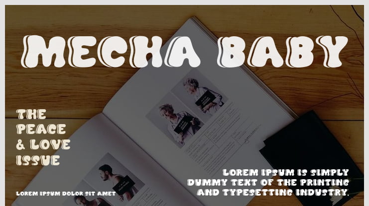 mecha baby Font