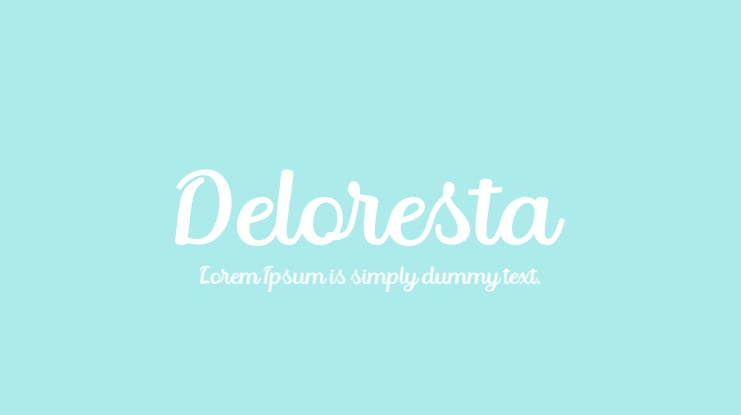 Deloresta Font