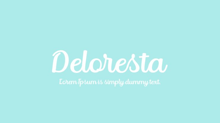 Deloresta Font
