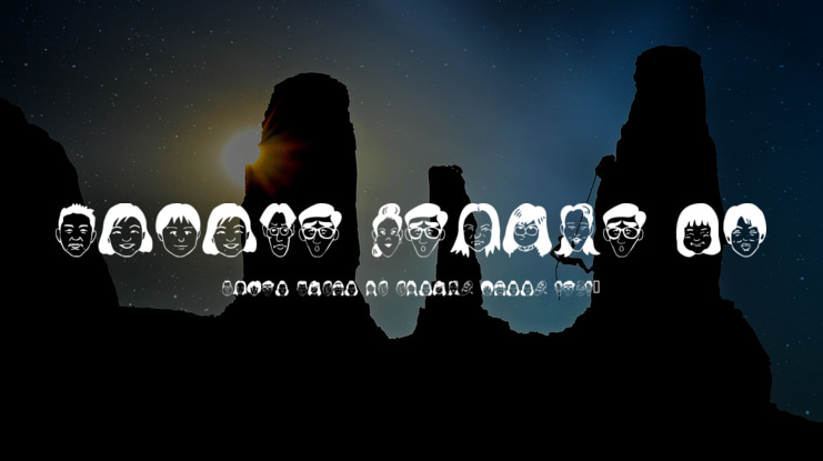 Sakabe People 07 Font