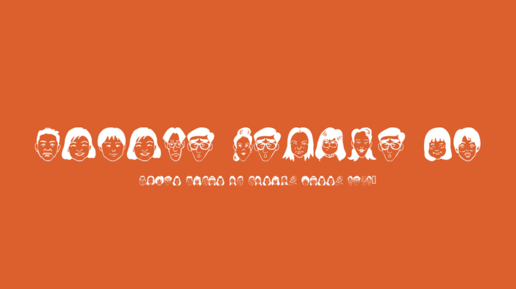 Sakabe People 07 Font