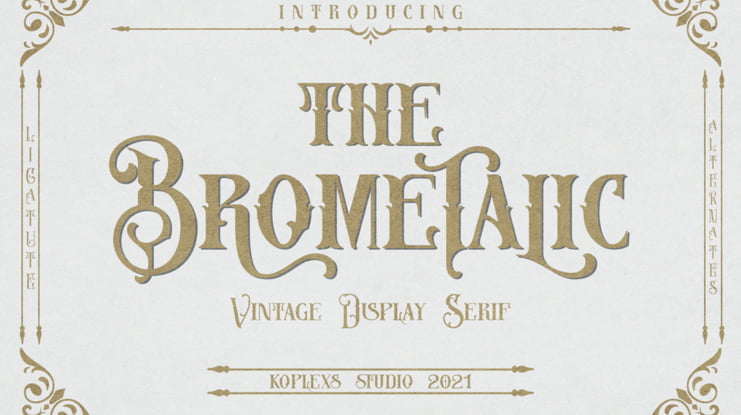 Brometalic Font
