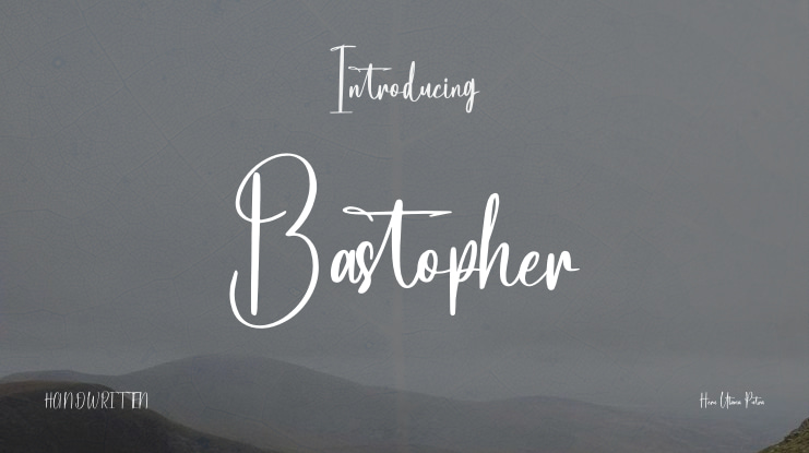 Bastopher Font