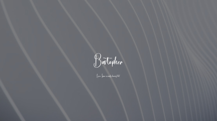 Bastopher Font