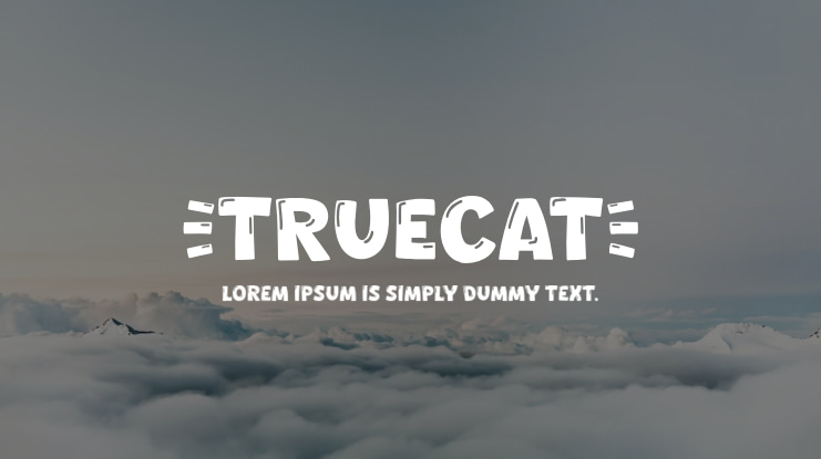 Truecat Font