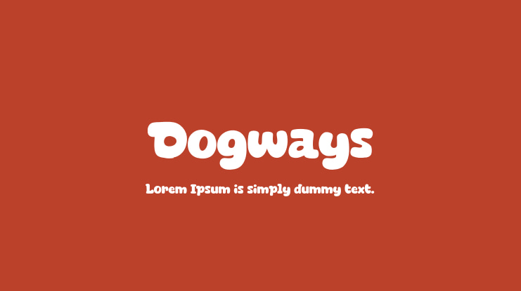 Dogways Font
