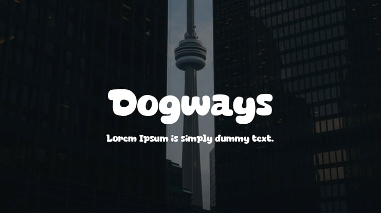 Dogways Font