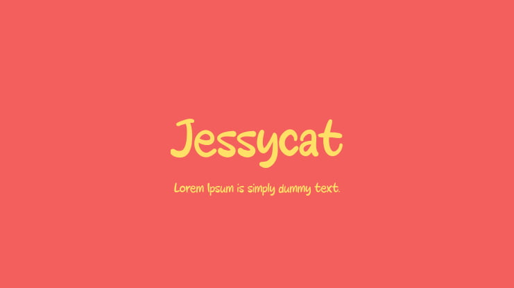 Jessycat Font