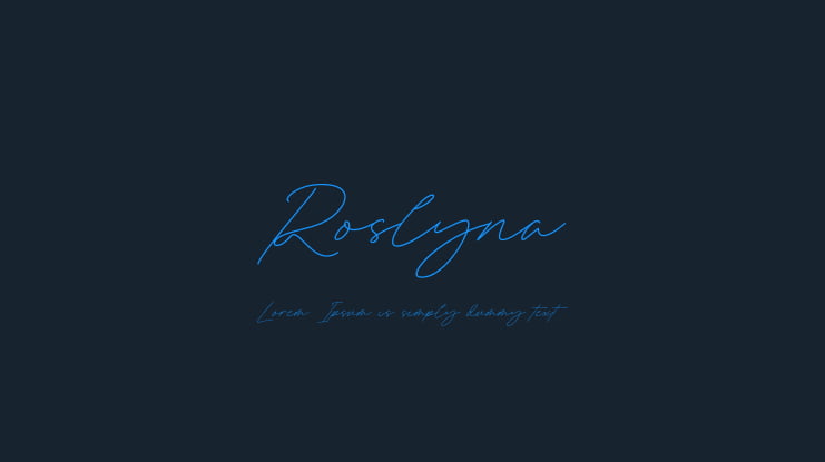 Roslyna Font