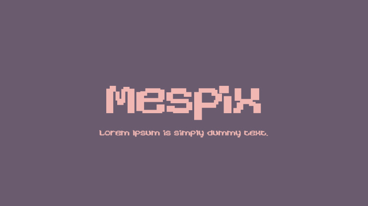 Mespix Font