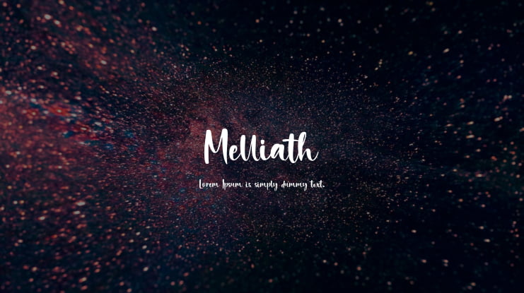 Melliath Font