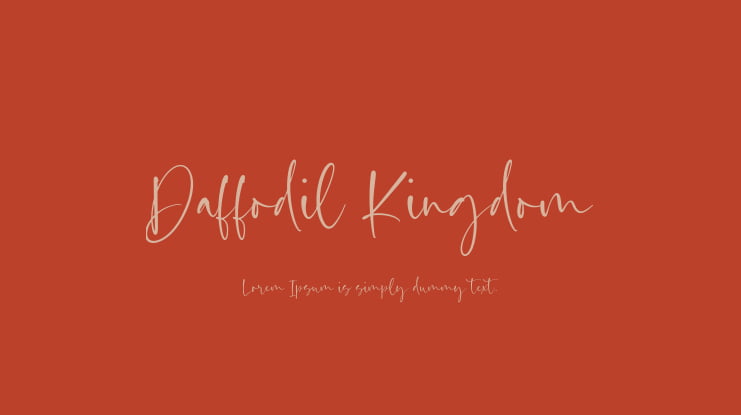 Daffodil Kingdom Font