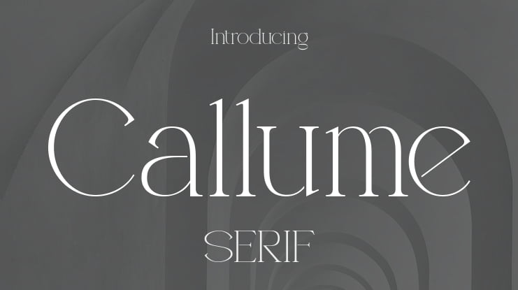 Callume Font