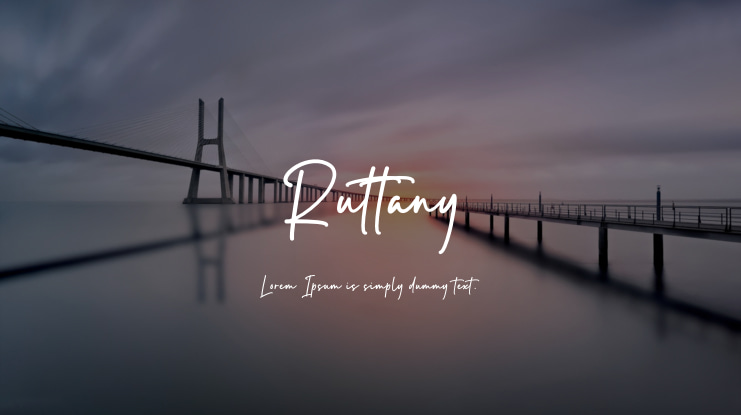 Ruttany Font