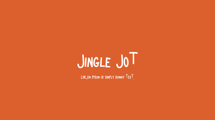Jingle Jot Font