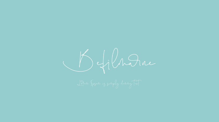 Befilmarne Font