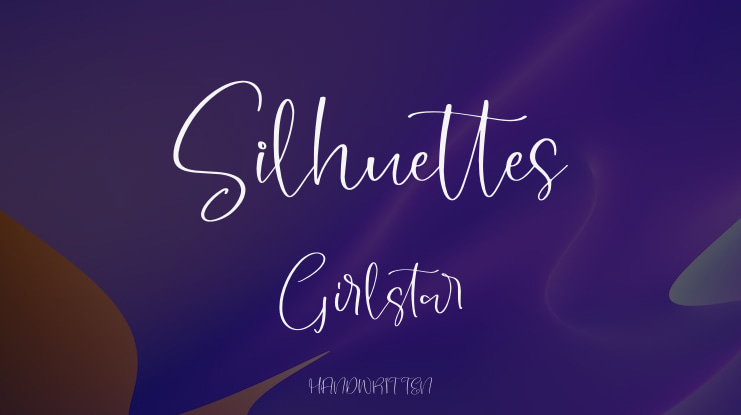 Silhuettes Girlstar Font