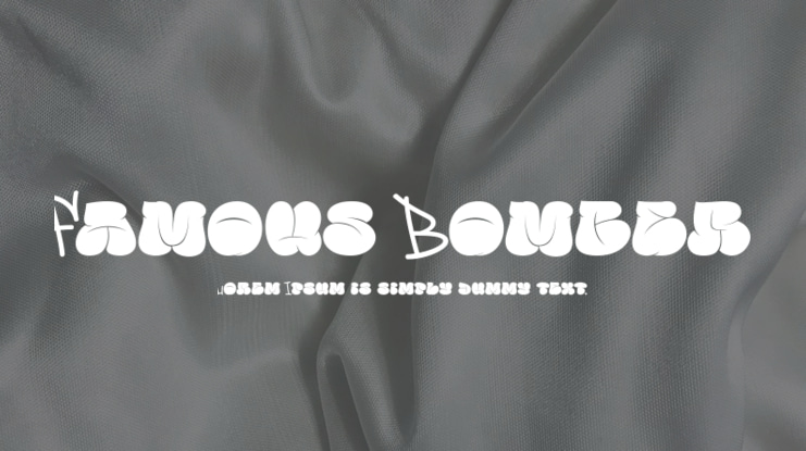 Famous Bomber Font