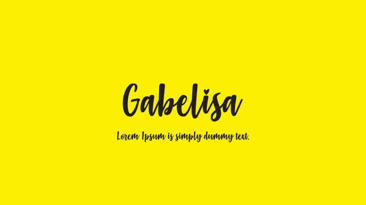 Gabelisa Font