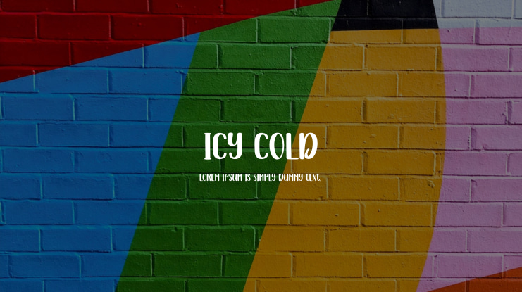 Icy Cold Font