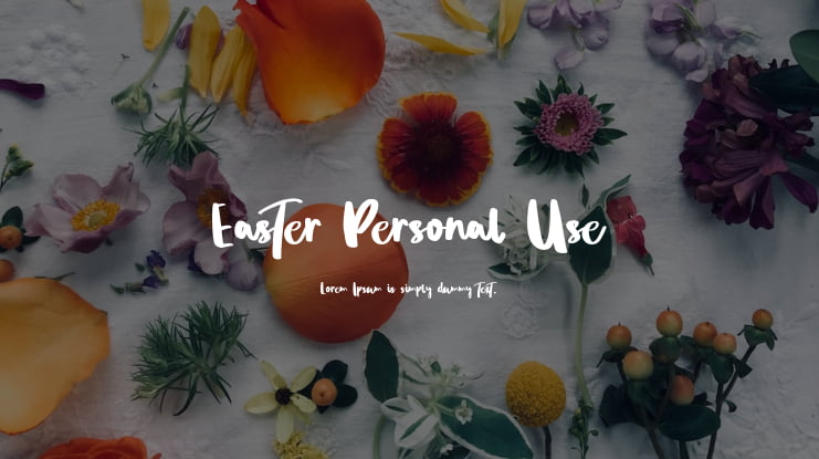 Easter Personal Use Font
