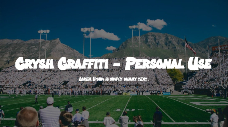 Crysh Graffiti - Personal Use Font Family