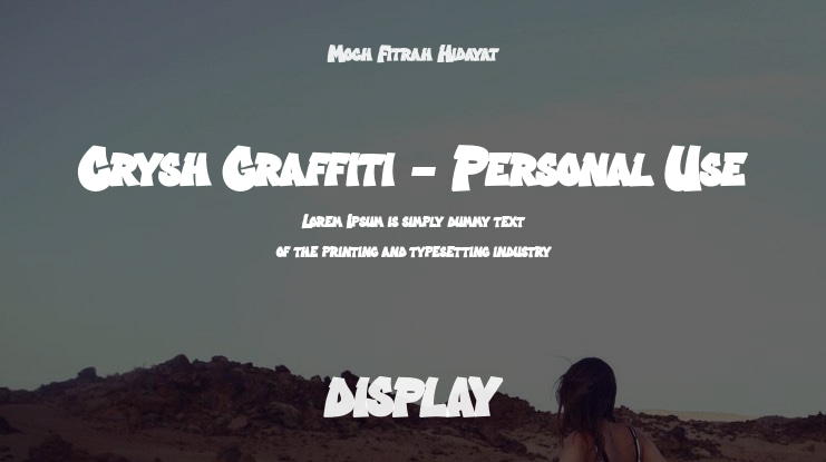 Crysh Graffiti - Personal Use Font Family
