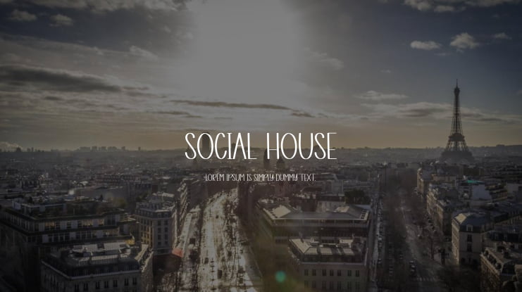 Social House Font