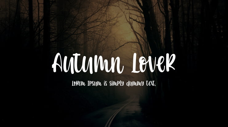 Autumn Lover Font
