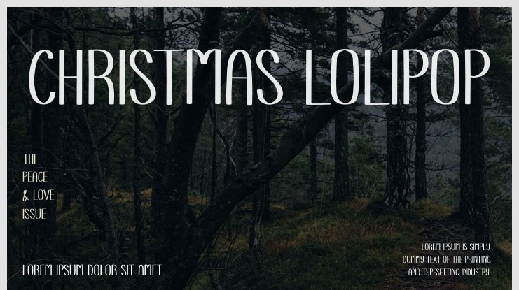 Christmas Lolipop Font