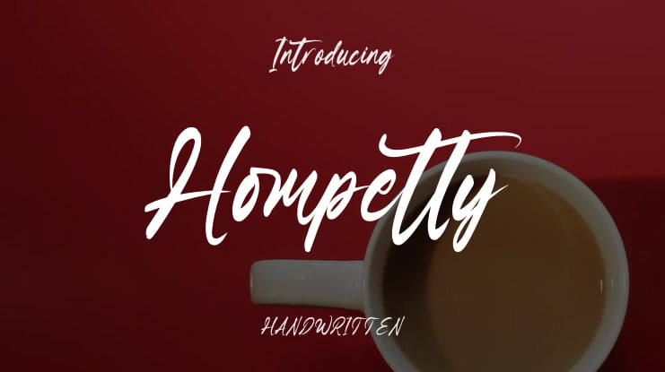 Hompetty Font