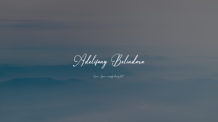 Adelifany Belindara Font