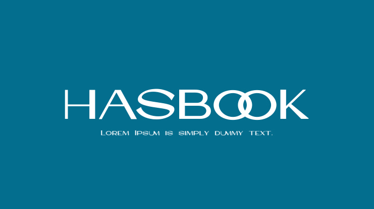 HASBOOK Font