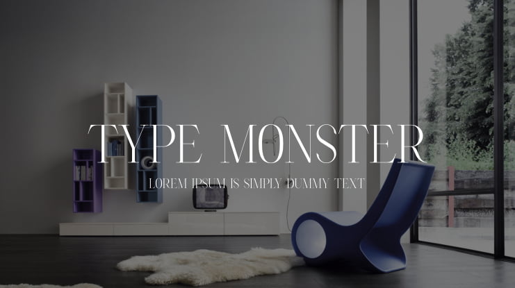 Type Monster Font