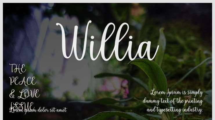 Willia Font