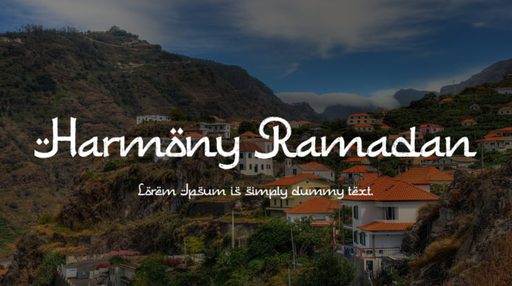 Harmony Ramadan Font
