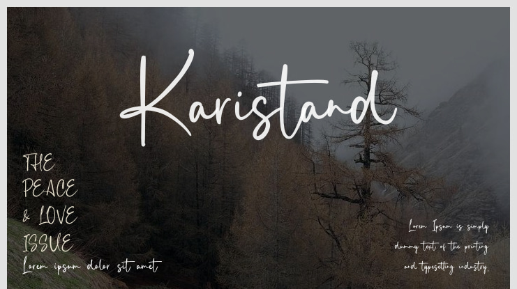 Karistand Font