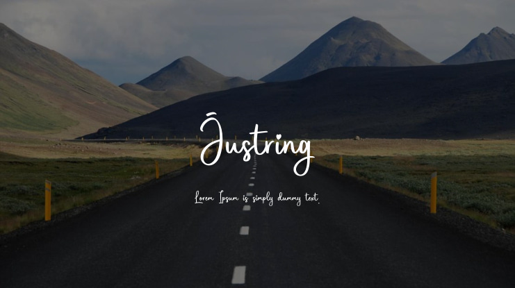 Justring Font