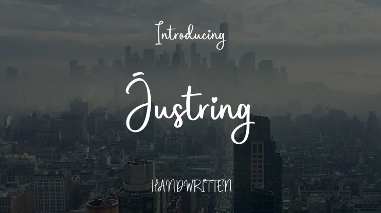 Justring Font