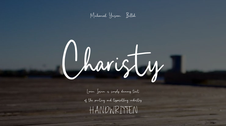 Charisty Font