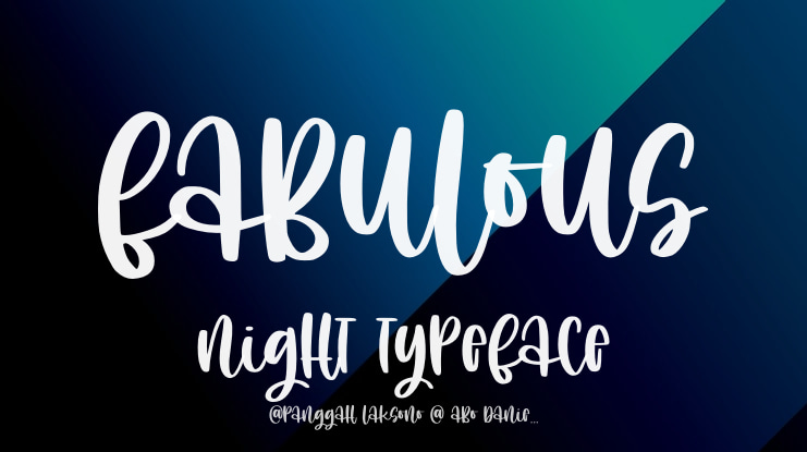 Fabulous Night Font
