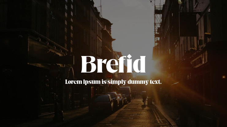 Brefid Font
